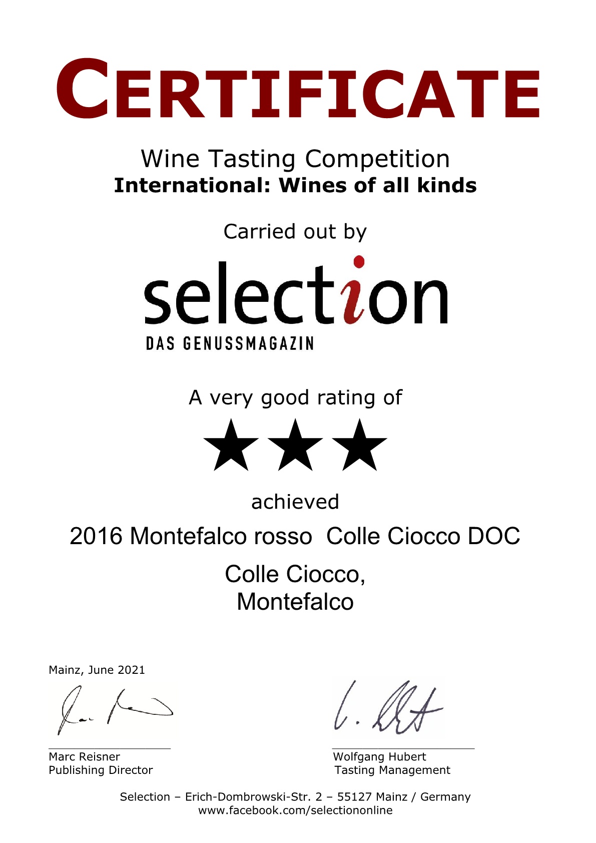 Montefalco rosso DOC 2016_ENG1